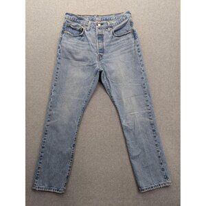 Levis 501 Jeans Mens 31x30 Blue Straight Leg Button Fly Classic Denim Pants